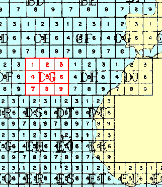 large chart of Atlantic